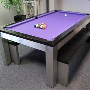 Billards Montfort Lewis Inox Stainless Steel Luxury Pool Tables