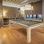 Brunswick Hickory American Pool Table - 8ft
