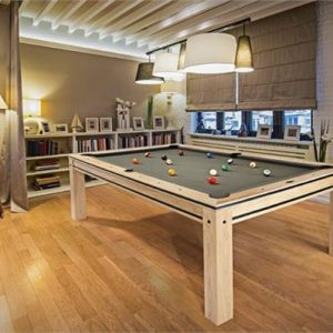 Brunswick Hickory American Pool Table - 8ft