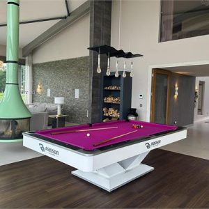 Rasson Victory II American Pool Table: White Finish - 7ft, 8ft, 9ft