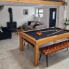 Signature Anderson Oak Pool Dining Table: 7ft