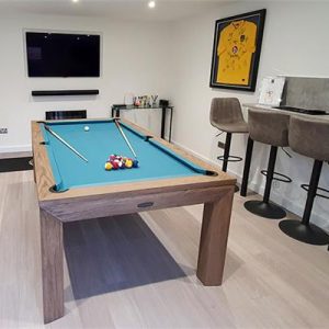 Signature Anderson Silver Mist Pool Dining Table: 7ft