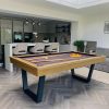 Signature Hackett Silver Mist Pool Dining Table: 7ft