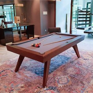 Signature Sexton Walnut Pool Dining Table: 7ft